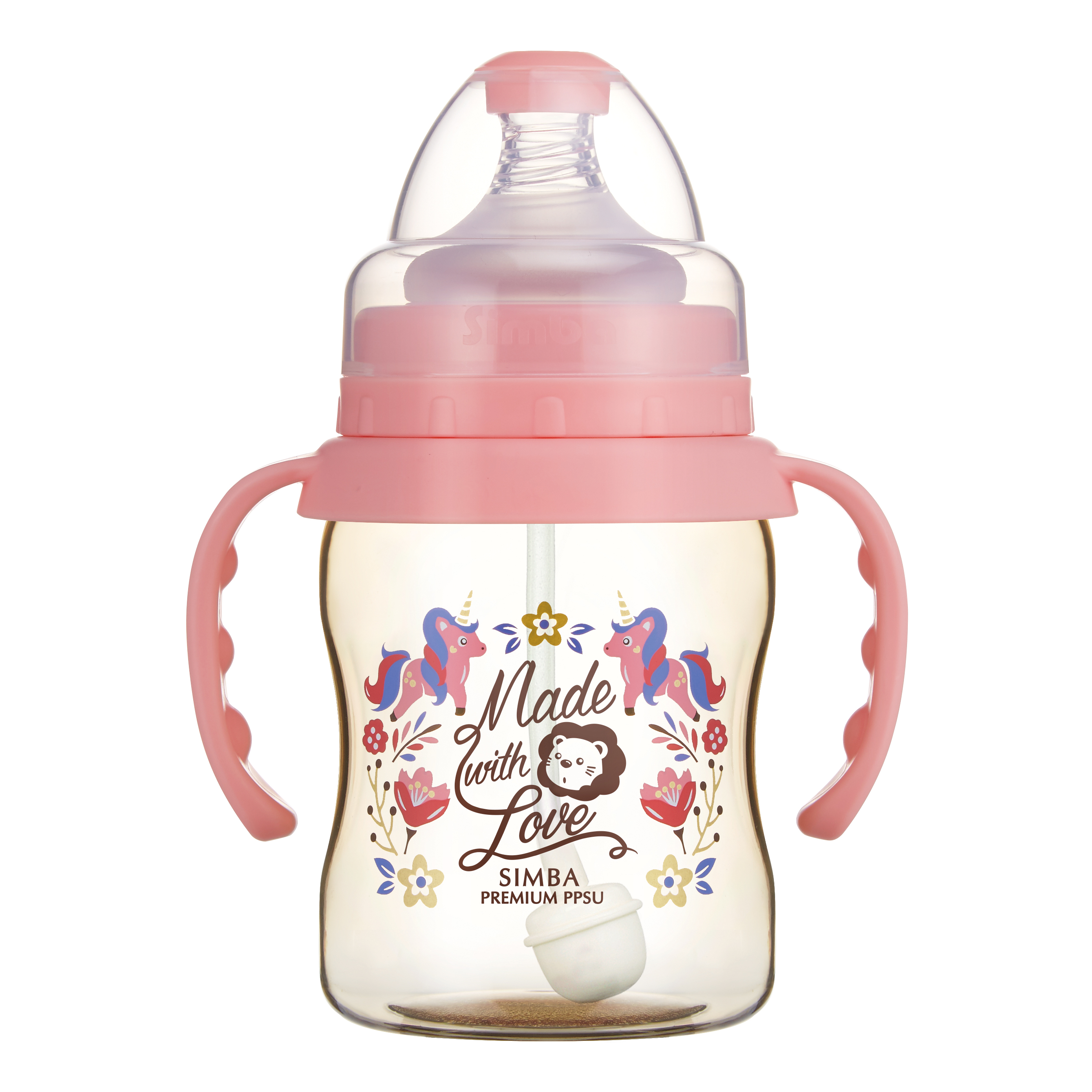 Simba PPSU Wide-Neck Bottle Straw Replacement with Complimentary
